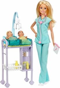 barbie dvj60 babysitter playset