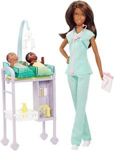 barbie dvj60 babysitter playset